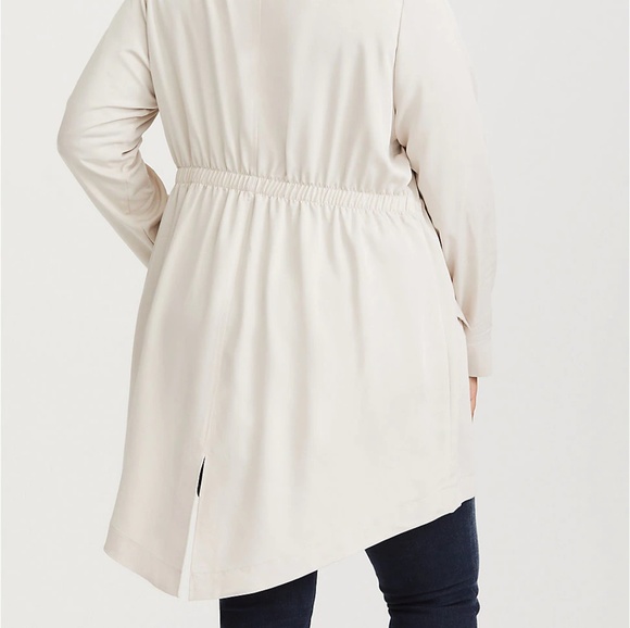 Torrid Tan lightweight Twill Anorack Jacket NWT - Picture 6 of 8